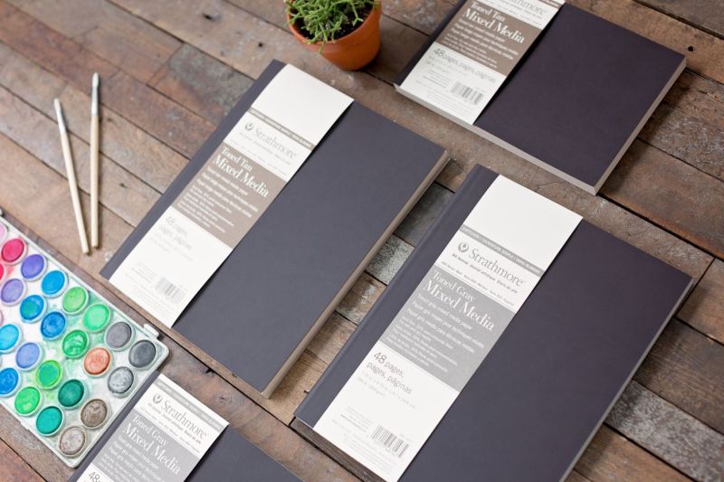 Strathmore 400 Series Toned Gray Mixed Media Paper Pads – K. A.