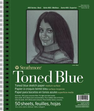 400 Series Toned Sketch Blue