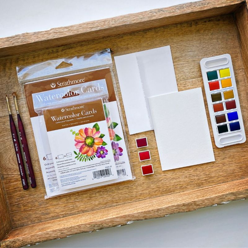 Strathmore Watercolor Cards, 5in x 7in, 100/Pkg.