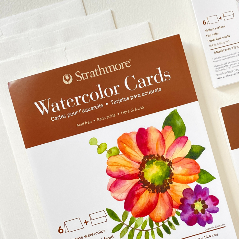 Strathmore Watercolor Cards Cold Press Handmade Card Kit, 5 x 6.875 in -  Foods Co.