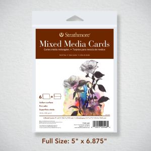 400 Series Mixed Media Cards Vellum Surface Cards Blank