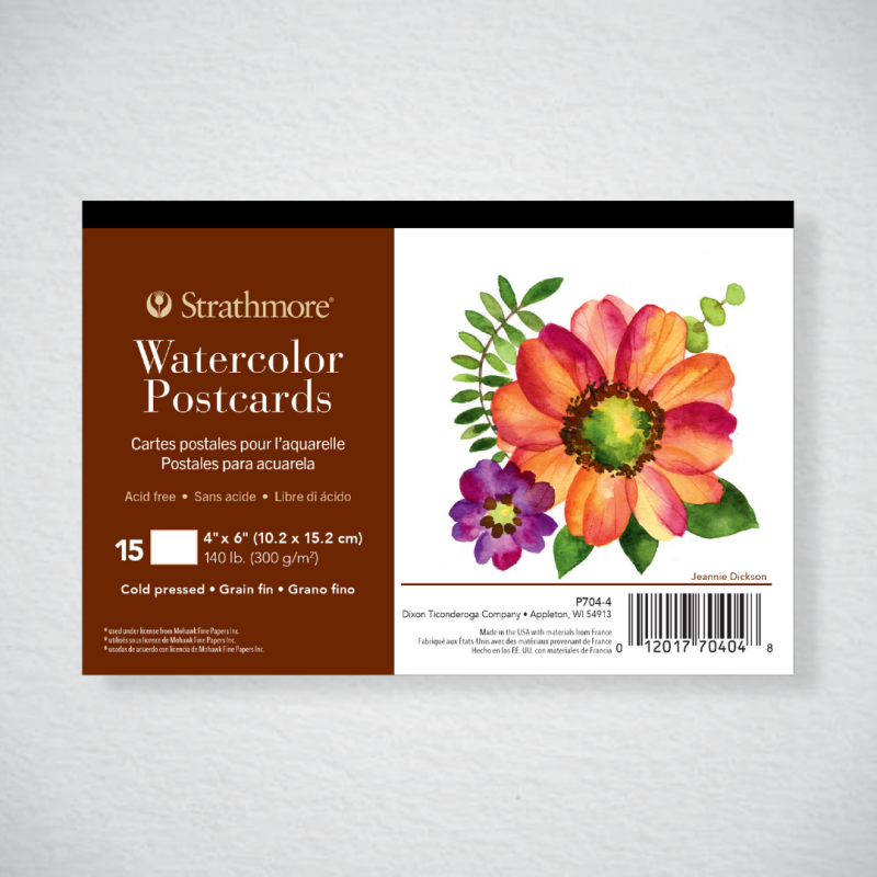 Blank Watercolor Postcards