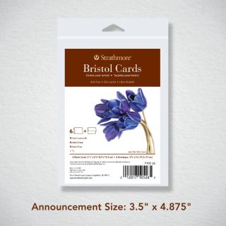 400 Series Bristol Cards 3.5"x4.875"