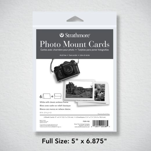 Photo Mount Cards – Classic Emboss Full Size