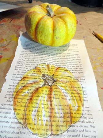 Pumpkin with Watercolor