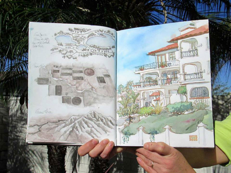 San Clemente sketchbook