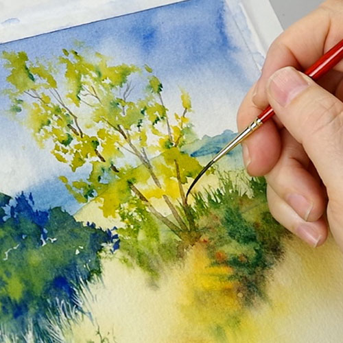 Preparing for a Watercolor Painting