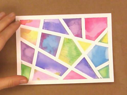 How to Make Easy Watercolor Cards in 10 Minutes (4 Ways!) - Lyssy