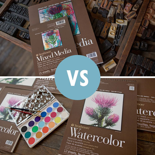 What paper is BEST for acrylic painting?  Mixed Media vs Acrylic vs  Watercolor paper Test 
