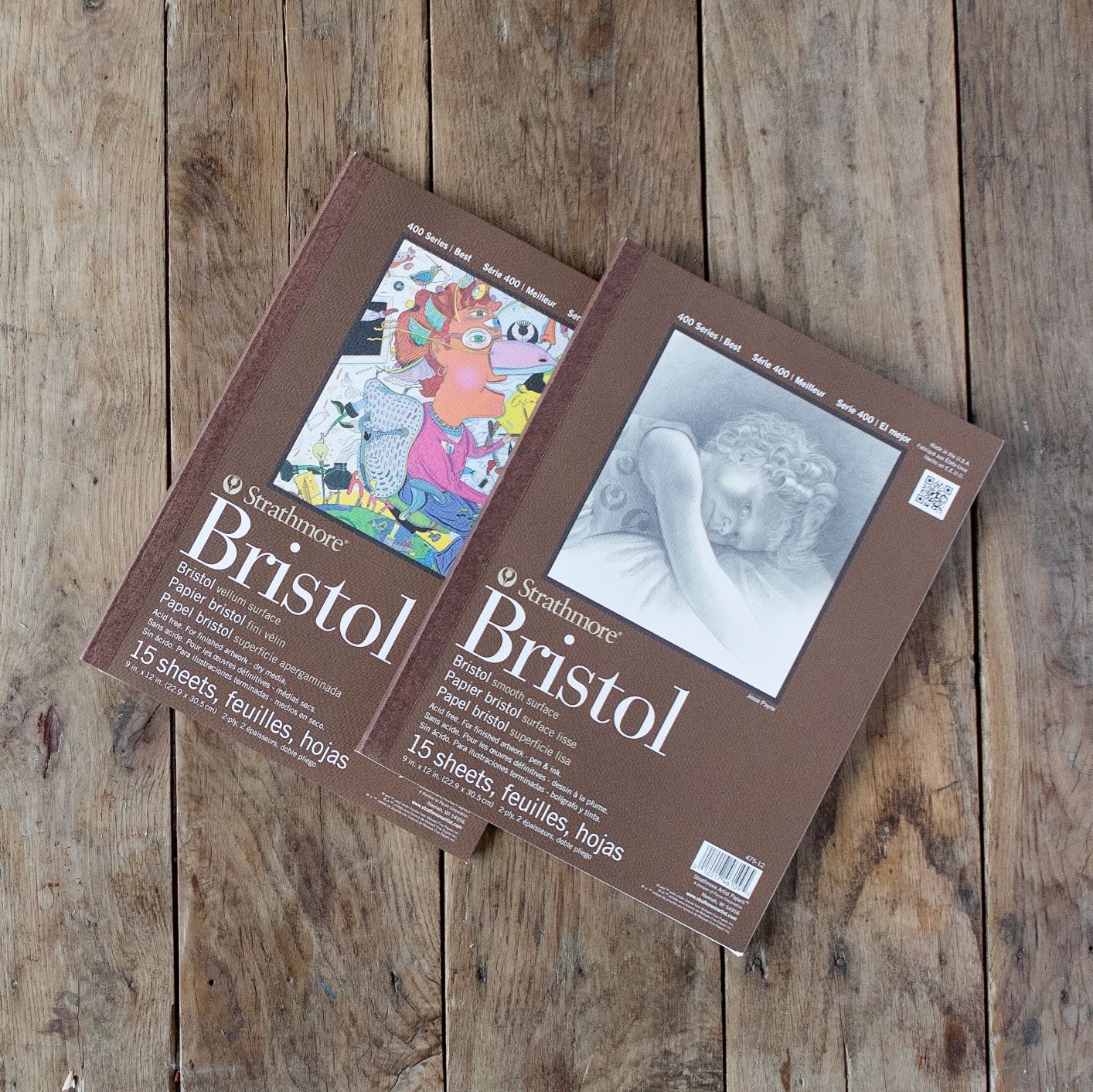 The Difference Between Bristol Smooth & Vellum Strathmore Paper 