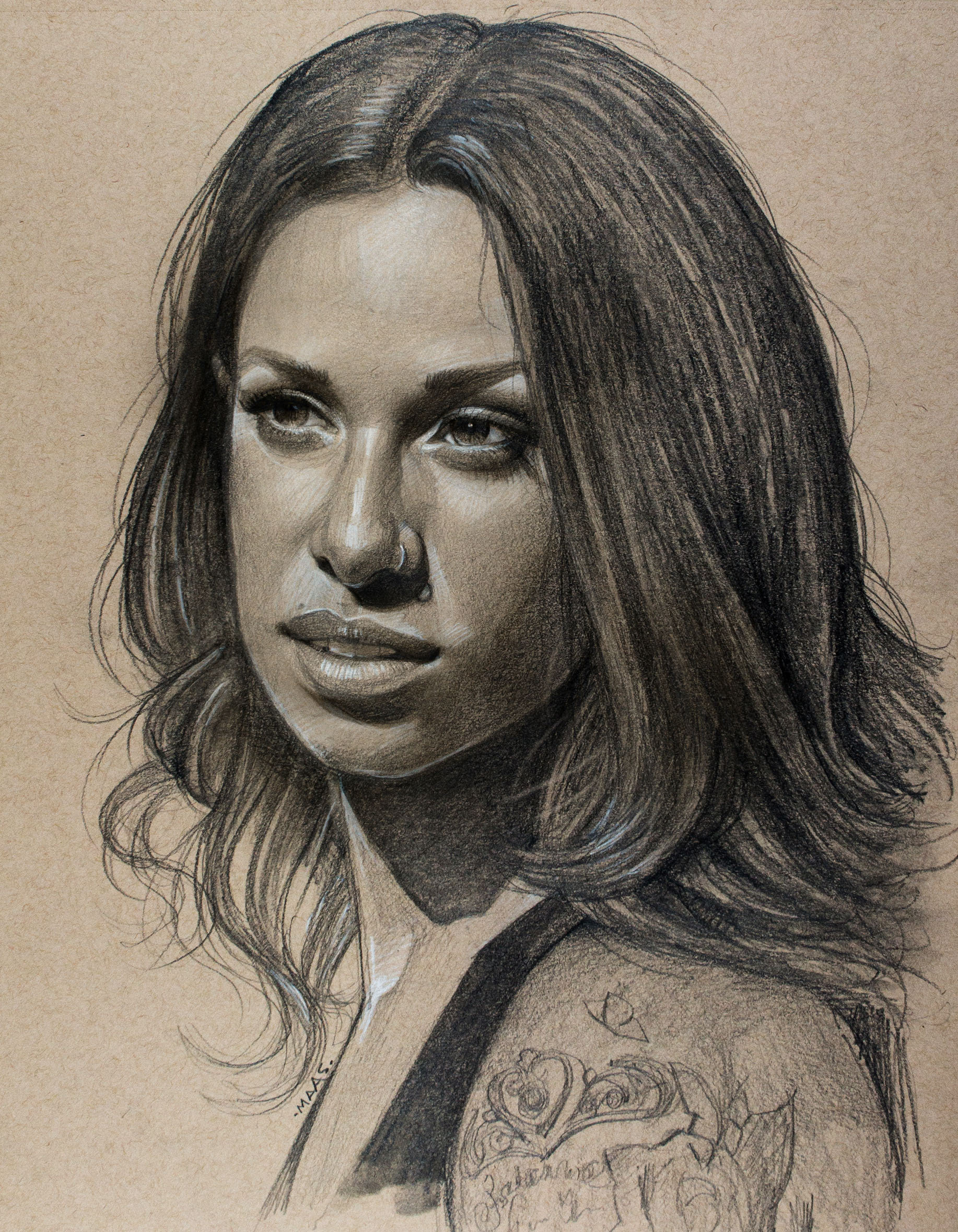 Charcoal and Graphite Portrait Drawings  Portrait drawing, Portrait  painting, Realistic drawings