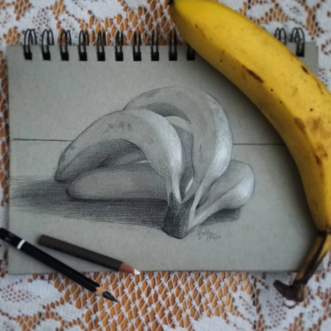How To Draw A Banana - Easy Drawing Tutorial | Storiespub