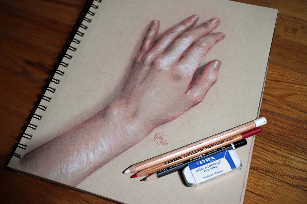 On Test: Lyra Rembrandt Pencils & Strathmore Toned Paper