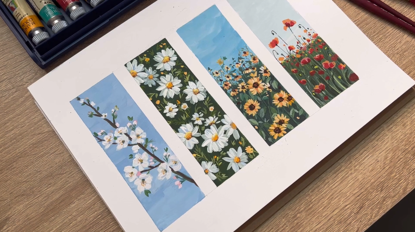 Mini Gouache Floral Landscapes with Zoe Lee - Strathmore Artist Papers