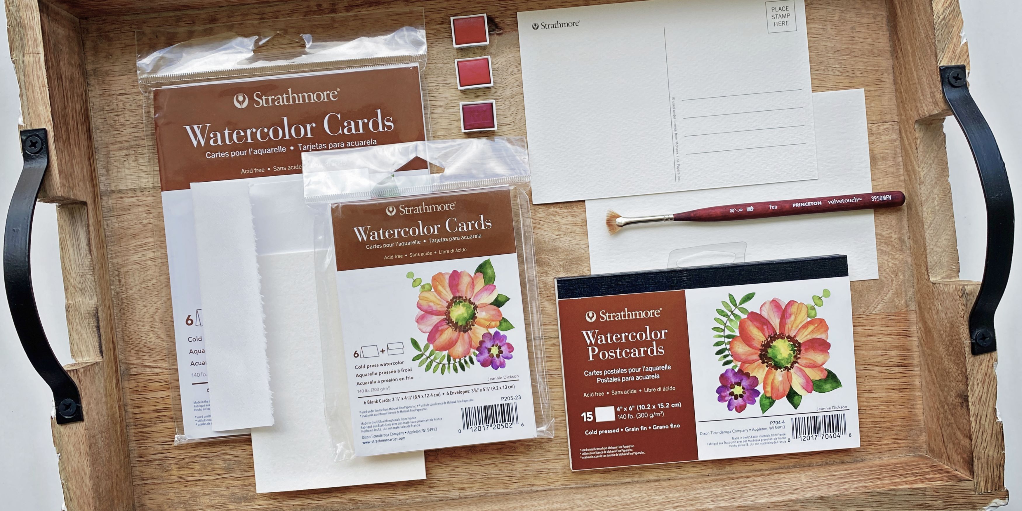 Strathmore Watercolor Greeting Cards, 5 x 7 - 100 pack