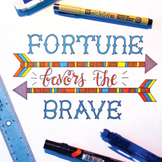Learn to Draw Hand Lettering