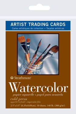 400 Series Watercolor Artist Trading Cards