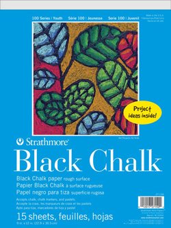 Strathmore 100 Series/Youth Black Chalk Pad